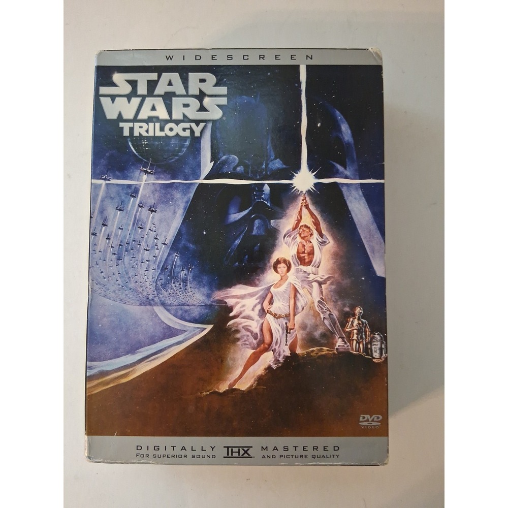 Star Wars Trilogy DVD Set Widescreen Original Episodes IV V VI 2005
